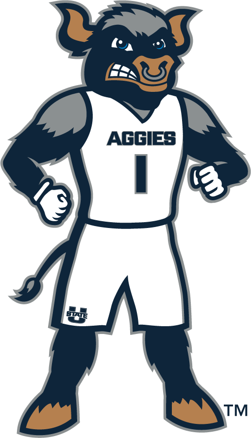 Utah State Aggies 2019-Pres Mascot Logo v2 DIY iron on transfer (heat transfer)